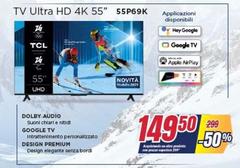 TCL - TV Ultra HD 4K 55" 55P69K