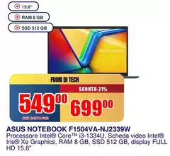 Asus - Notebook F1504VA-NJ2339W Asus - Notebook F1504VA-NJ2339W