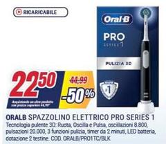 Oral b - Spazzolino Elettrico Pro Series 1