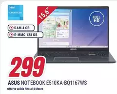 Asus - Notebook E510KA-BQ1167WS Asus - Notebook E510KA-BQ1167WS