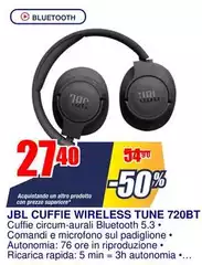 Jbl - Cuffie Wireless Tune 720bt Jbl - Cuffie Wireless Tune 720bt
