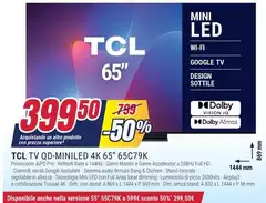 TCL - Tv Qd-Miniled 4k 65" 65C79K