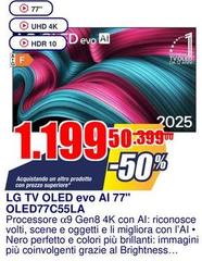 LG - Tv Oled Evo AI 77'' OLED77C55LA