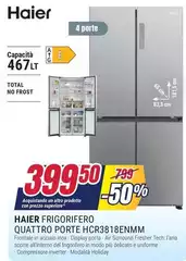Haier - Frigorifero Quattro Porte HCR3818ENMM