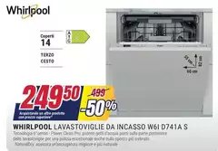 Whirlpool - Lavastoviglie Da Incasso W61 D741A S