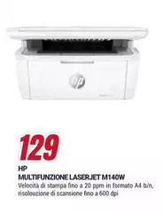 HP - Multifunzione Laserjet M140W
