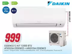 Daikin - ATXD35A ESENCE KIT 12000 BTU