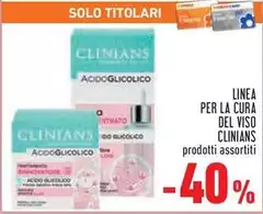 Clinians - Linea Per La Cura Del Viso Clinians - Linea Per La Cura Del Viso