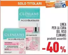 Clinians - Linea Per La Cura Del Viso Clinians - Linea Per La Cura Del Viso