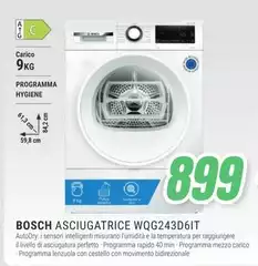 Bosch - Asciugatrice WQG243D6IT