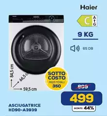 Haier - Asciugatrice HD90-A3939 Haier - Asciugatrice HD90-A3939