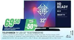 Telefunken - Tv Led 32" TE32759B50V4D