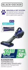 Black & Decker - Aspirabriccicle Ricaricabile DVA325.IP07