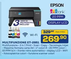 Epson - Multifunzione ET-2951 Epson - Multifunzione ET-2951