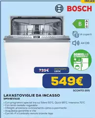 Bosch - Lavastoviglie Da Incasso Bosch - Lavastoviglie Da Incasso