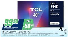 TCL - 40S59K TV 81,9 Cm (40") 4K Ultra HD Smart TV Wi-Fi Nero