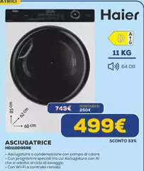 Haier - Asciugatrice Hd1009.95e Haier - Asciugatrice Hd1009.95e