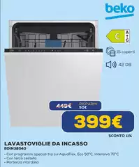 Beko - Lavastoviglie Da Incasso Beko - Lavastoviglie Da Incasso