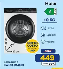 Haier - Lavatrice HW100-B14939 Haier - Lavatrice HW100-B14939
