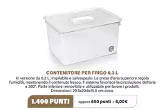 Contenitore Per Frigo 6,3 L