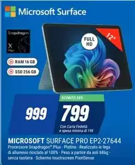 Microsoft - Surface Pro Ep2-27644 Microsoft - Surface Pro Ep2-27644