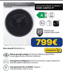 Haier - Asciugatrice Hd90-a367u-it Haier - Asciugatrice Hd90-a367u-it