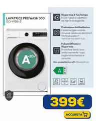 De Longhi - Lavatrice ProWash 300, Argento De Longhi - Lavatrice ProWash 300, Argento