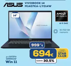 Asus - Vivobook 14 M1407KA-LY014W Asus - Vivobook 14 M1407KA-LY014W