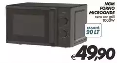 Ngm - Forno Microonde Nero Con Grilli Ngm - Forno Microonde Nero Con Grilli
