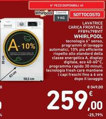 Whirlpool - Lavatrice Carica Frontale Ffb447b2vit
