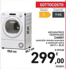 Candy - Asciugatrice CSOEH9A2DE Candy - Asciugatrice CSOEH9A2DE