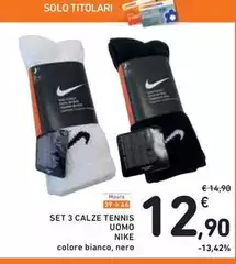 Nike - Set 3 Calze Tennis Uomo