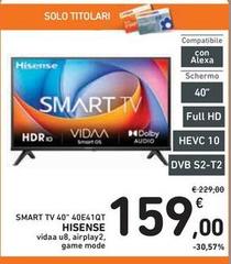 Hisense - Smart Tv 40" 40E41QT