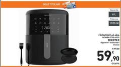 Cecotec - Friggitrice Ad Aria Bombastik 6000