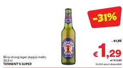 Tennent's - Birra Strong Lager Doppio Malto