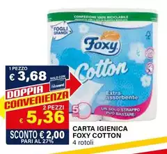 Foxy - Carta Igienica Cotton
