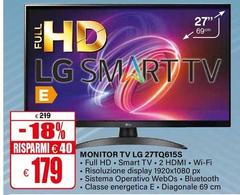 LG - Monitor Tv 27TQ615S