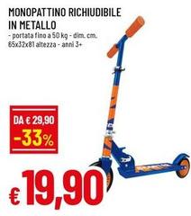 Monopattino Richiudibile In Metallo