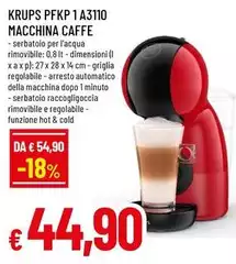 Krups - PFKP 1 A3110 Macchina Caffe