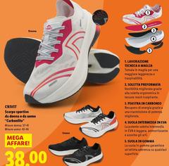 Crivit - Scarpe Sportive Da Donna O Da Uomo "Carbonlite"