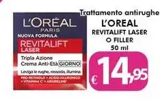 L'Oreal - Trattamento Antirughe Revitalift Laser O Filler