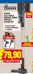 Hoover - Scopa Elettrica  200W Digitale Hf010p 011