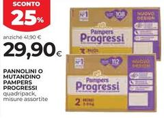 Pampers - Pannolini O Mutandino Progressi