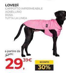 Lovedi - Capotto Impermeabile Agnellino Rosa