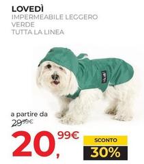 Lovedi - Impermeable Leggero Verde
