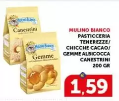 Mulino Bianco - Pasticceria Tenerezze/Chicche Cacao/Gemme Albicocca Canestrini