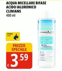 Clinians - Acqua Micellare Bifase Acido Ialuronico Clinians - Acqua Micellare Bifase Acido Ialuronico