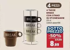 Break Con Stand In Stoneware