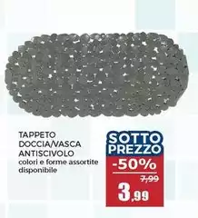 Tappeto Doccia/vasca Antiscivolo Tappeto Doccia/vasca Antiscivolo
