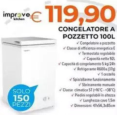 Solo - Congelatore A Pozzetto 100L